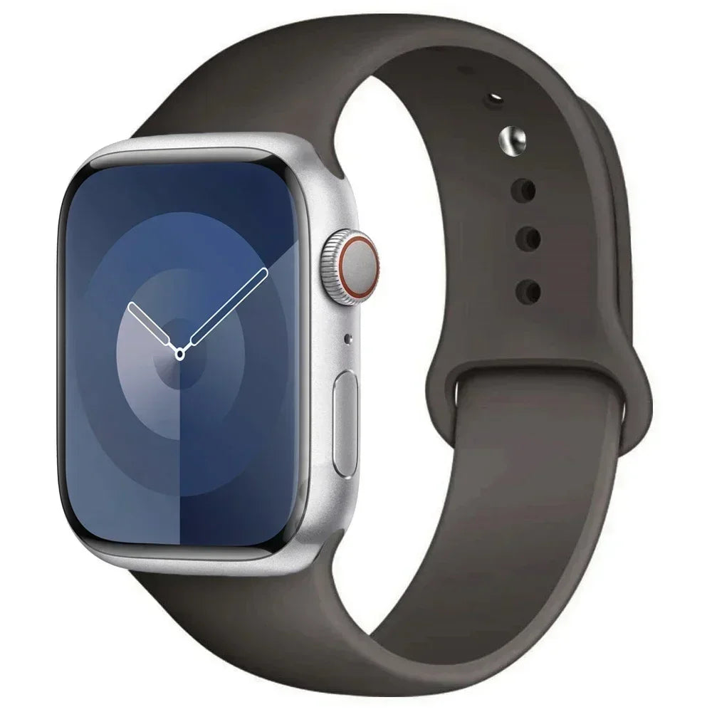 Silicone Sport Band for Apple Watch — Fits Ultra 2/3 & Series 11–SE (40–49mm)