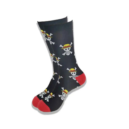 Cartoon Animation Fashion Socks for Men & Women – Autumn Winter Street Style Trendy Casual Combed Cotton Socks