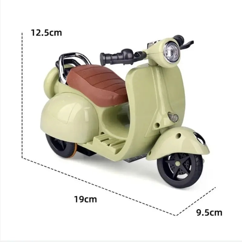 Labubu Mini Electric Motorcycle Doll – Cute Toy with Lights, Music & Accessories for Kids