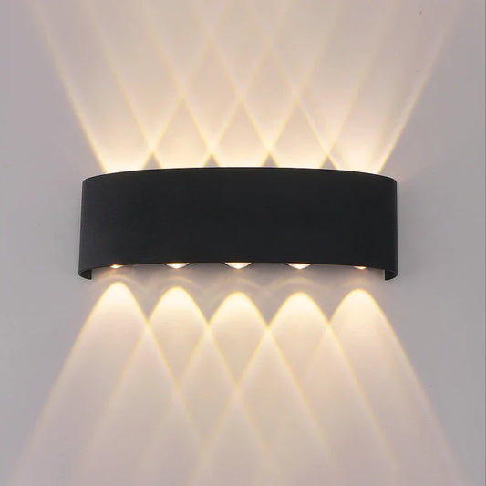 Up & Down LED Wall Lamp - Waterproof Modern Indoor & Outdoor Lighting for Bedroom, Living Room & Corridor