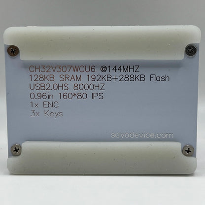 O3C SayoDevice OSU O3C Rapid Trigger Hall Switches – Magnetic Pink Keyboard Switches with Knob, Screen Copy & Paste Shortcut
