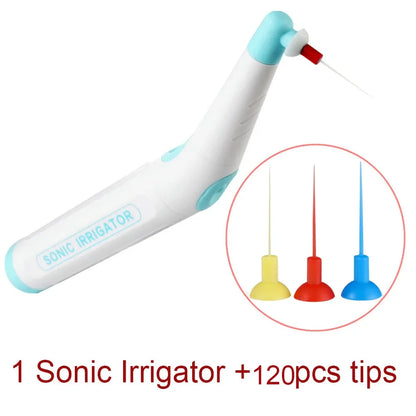 Dentistry Endo Sonic Irrigator with 120PCS Tips – Dentist Vibration Cleaning Instrument for Root Canal Treatment