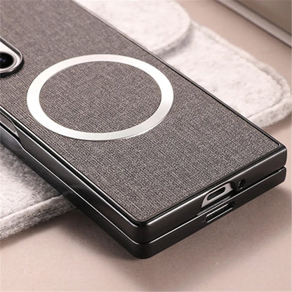 Magnetic Phone Case - Solid Color Shockproof Magsafe Wireless Charging Cover for Samsung Galaxy Z Fold 7/6/5/4/3