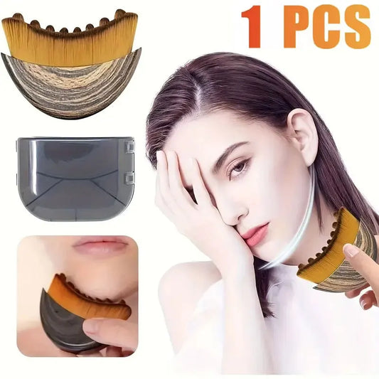 Lymphatic Face Contour Brush - Chin & Jawline Sculpting Massage Tool