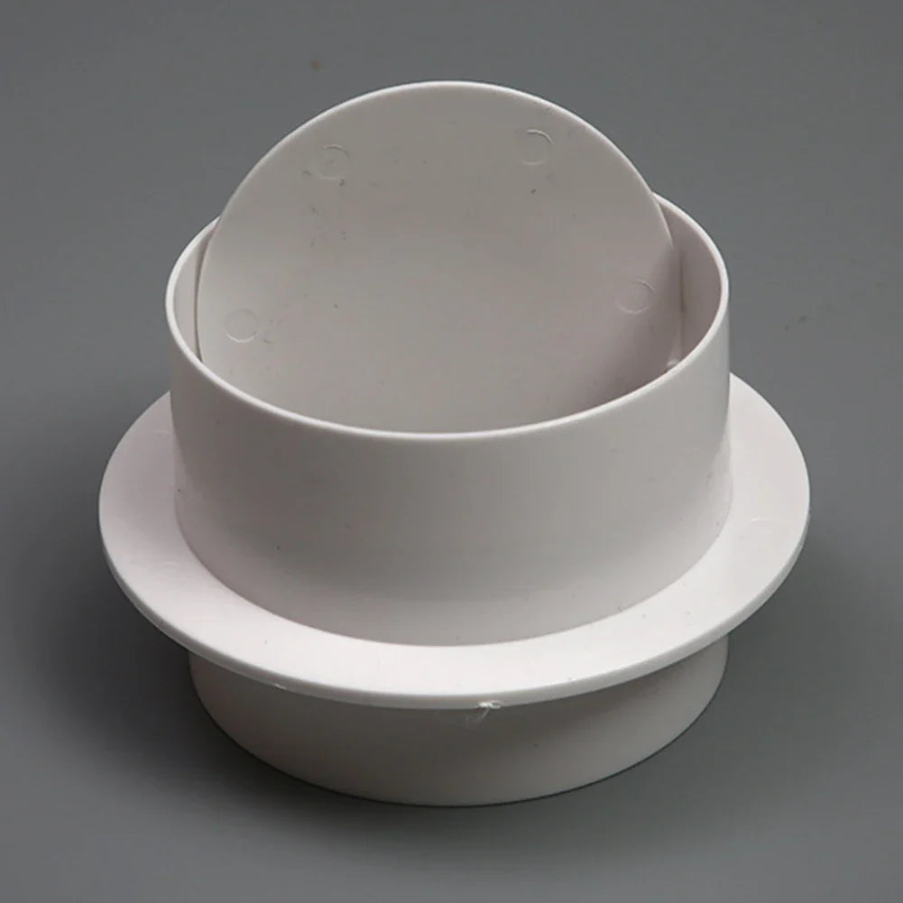 Round Ventilation Pipe Check Valve – Anti-Odor Air Duct Control for Exhaust Fan & Kitchen Vent Hose