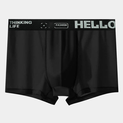 Men's Ice Silk Graphene Boxer Briefs – Breathable, Ultra-Thin, Comfortable Trunks Underwear