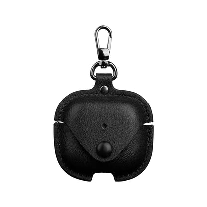 Leather Business Case for AirPods 4 – Luxury PU Headphone Cover with Hook