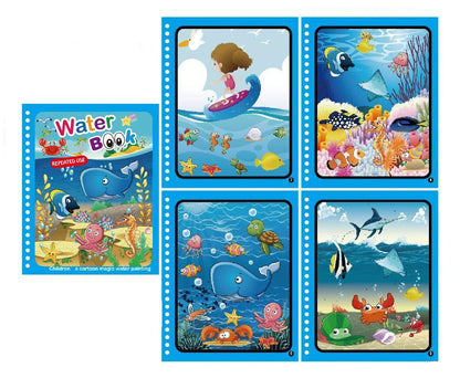 Magical Water Drawing Book – Reusable Montessori Coloring & Sensory Toy for Early Childhood Education
