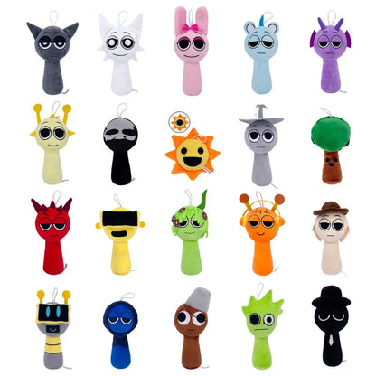 20cm Sprunki Plush Toys – Sprunki Game Pillow Doll, Soft Stuffed Toy for Kids’ Birthday & Christmas Gift