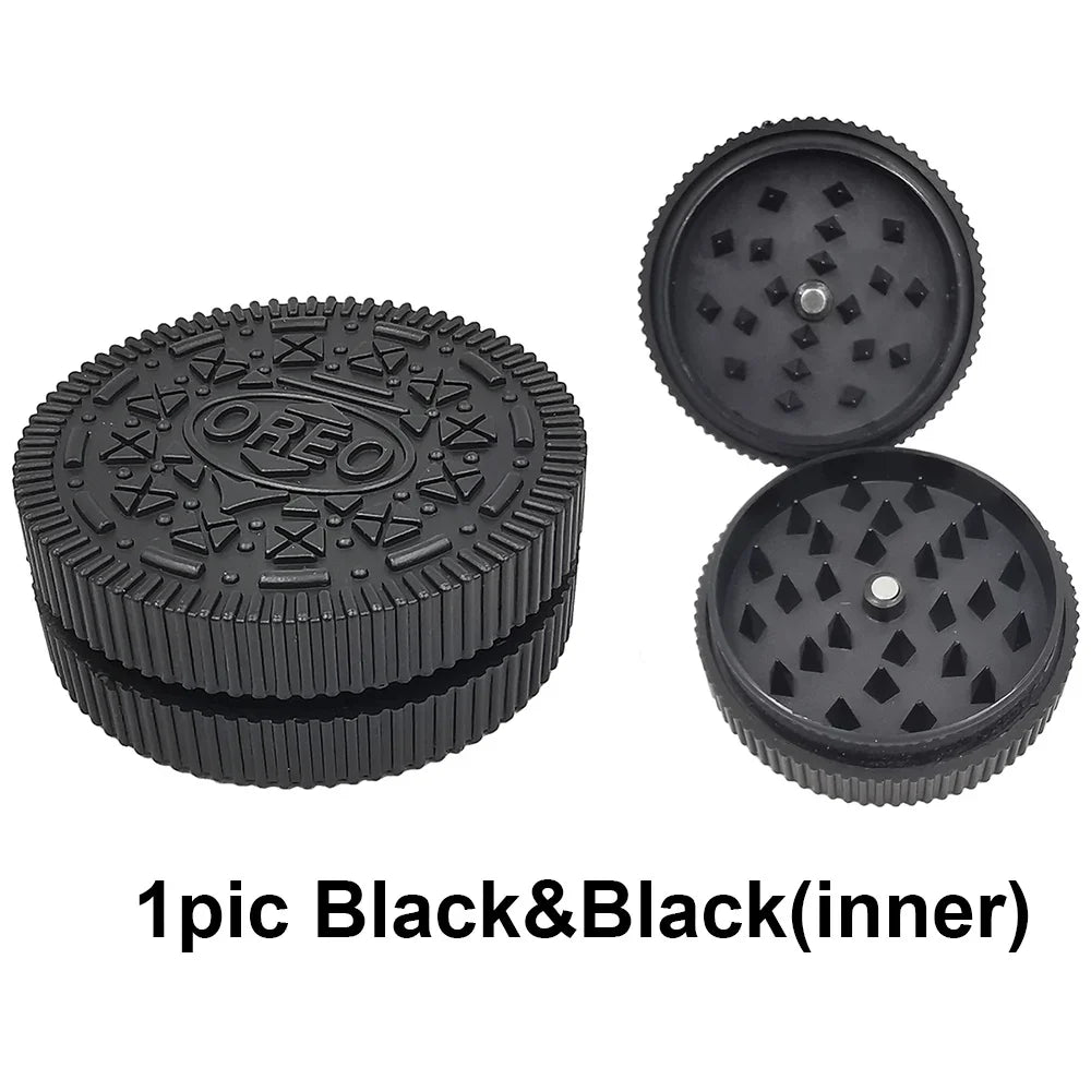 60MM Herb Grinder — Plastic Cookie & Biscuit Crusher | Hand Muller for Tobacco, Cigarettes & Chocolate