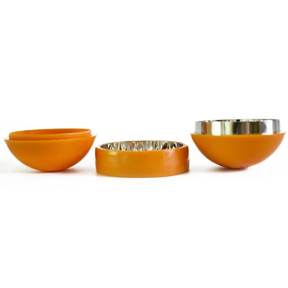 3-Layer Herb Grinder - Sharp Metal Teeth Tobacco Crusher with Pokeball Design Smoking Accessory