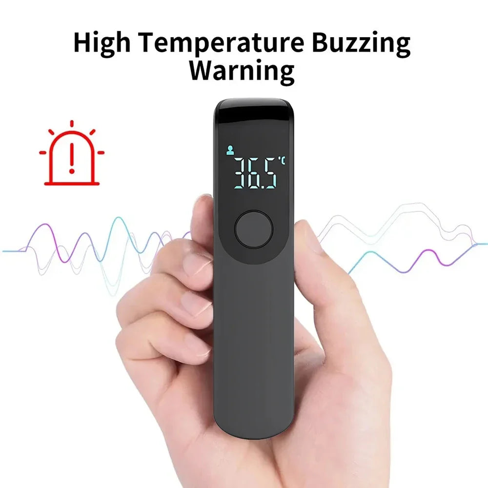 Digital Infrared Forehead Thermometer & Pulse Oximeter - Non-Contact Temperature Monitor with LED Blood Oxygen Detection