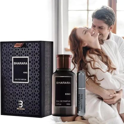 100ML Bharara King Eau De Parfum for Men — 3.4oz Spray, Sealed in High-End Gift Box, Luxury Fragrance