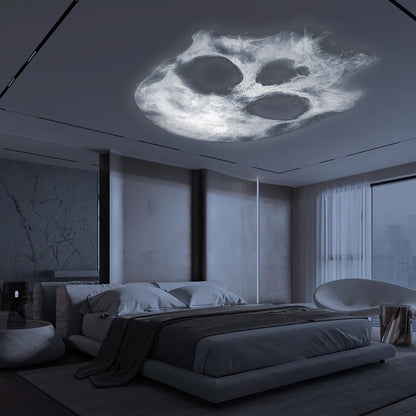 Skull Projection USB Night Light – Decorative LED Lighting Lamp