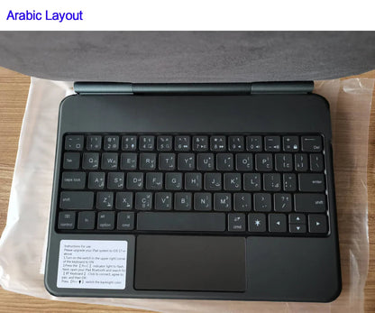 Backlight Magic Keyboard Case for iPad Pro 11/13 & iPad Air 11/13 Inch (2024) – M4/M2 Smart Folio Cover