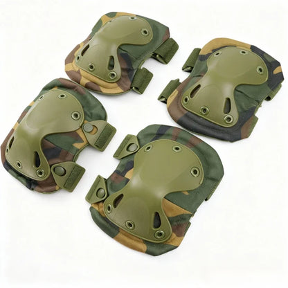 Outdoor Tactical Knee & Elbow Pads - Protective Gear for Cycling, Hiking & Mountaineering