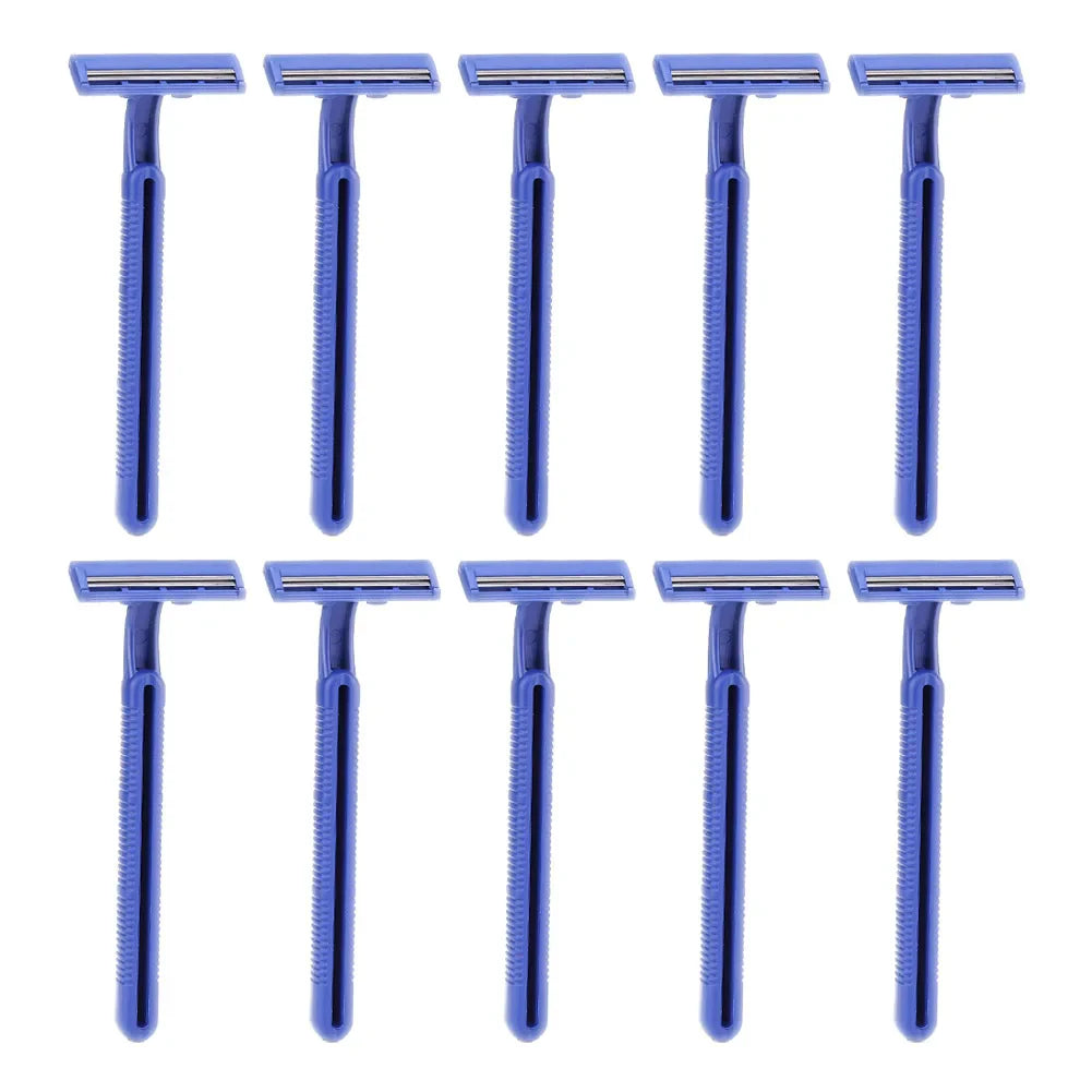 Disposable Whisker Shaver Set – 300+10PCS Stainless Steel 2-Layer Blade Razors for Men & Women