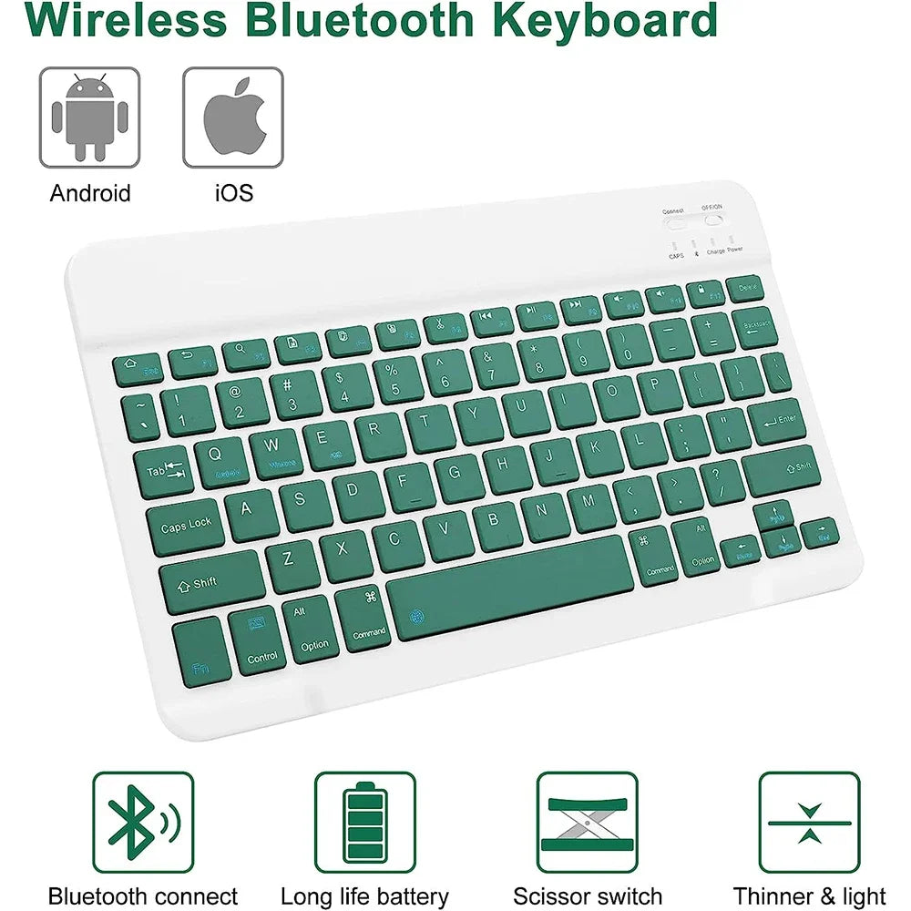 iPad 10th Generation 2022 Case – 10.9 Inch with Detachable Wireless Bluetooth Keyboard & Tablet Cover