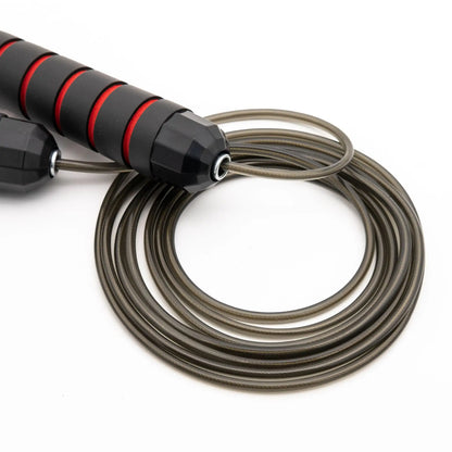 Professional Tangle-Free Jump Rope: Rapid Speed Jumping Rope with Foam Handle - Adjustable Steel Skipping Rope for Gym Fitness, Slim Body