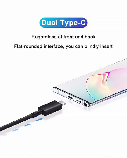 NNBILI 45W PD Fast Charging USB-C to USB-C Cable — Compatible with Samsung Galaxy S24/S23 Ultra/S22/S21/S20, Note20, A54/A53