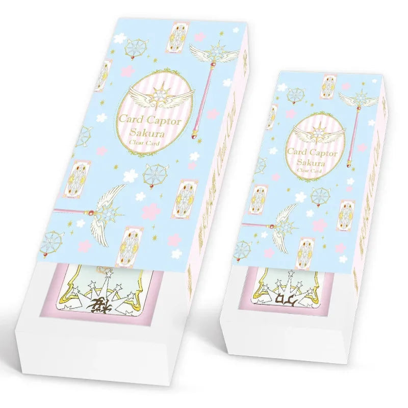 Cardcaptor Sakura Clow Card Cosplay Set - Kawaii Anime Magic Cards with Wand & Treasure Chest Gift for Fans
