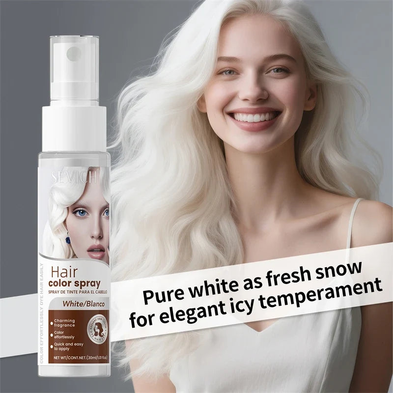 Halloween Hair Color Spray - Washable Temporary Hair Dye for DIY Party Styling, One-Time Color & 8 Shades