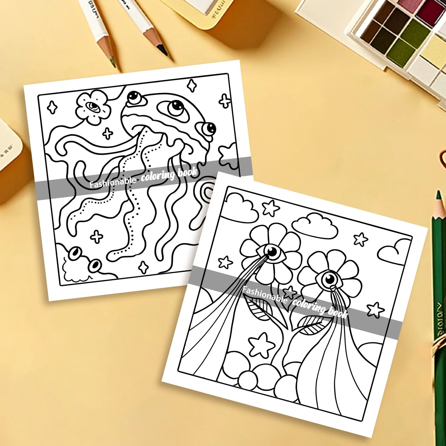GROOVY Bold & Easy Patterns Coloring Book for Adults - Cute Drawing Book and Fun Birthday or Party Gift