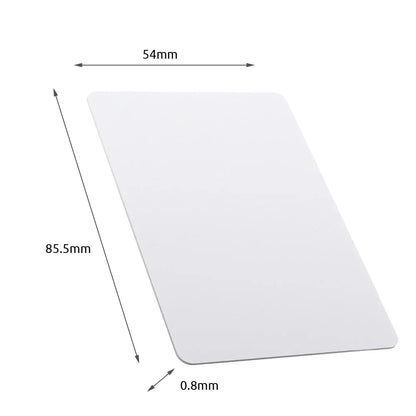 10PCS Rewritable 13.56MHz RFID UID CUID Blank Cards – Cloneable Changeable Smart IC S50 Card Duplicator White Access Cards
