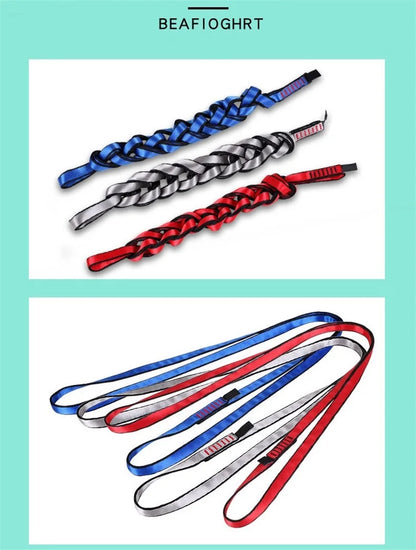 22kN Rock Climbing Sling Belt – High Strength Polyester Protective Belt for Professional Outdoor Equipment