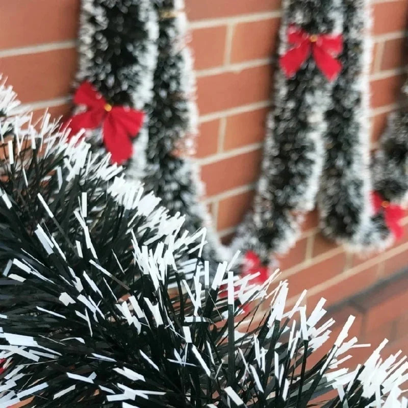 2M Christmas Ribbon Garland – Festive Tree, Party & Wedding Decoration
