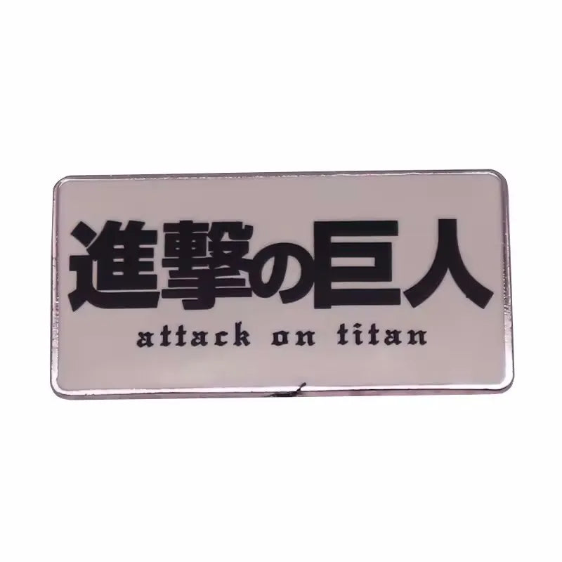Attack on Titan Enamel Pin Badge - Anime Metal Lapel Pin for Bags, Backpacks & Fan Collectible Gift