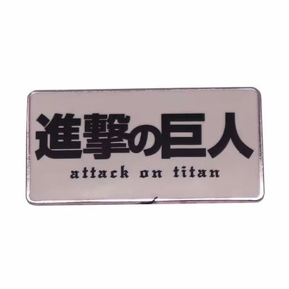 Attack on Titan Enamel Pin Badge - Anime Metal Lapel Pin for Bags, Backpacks & Fan Collectible Gift