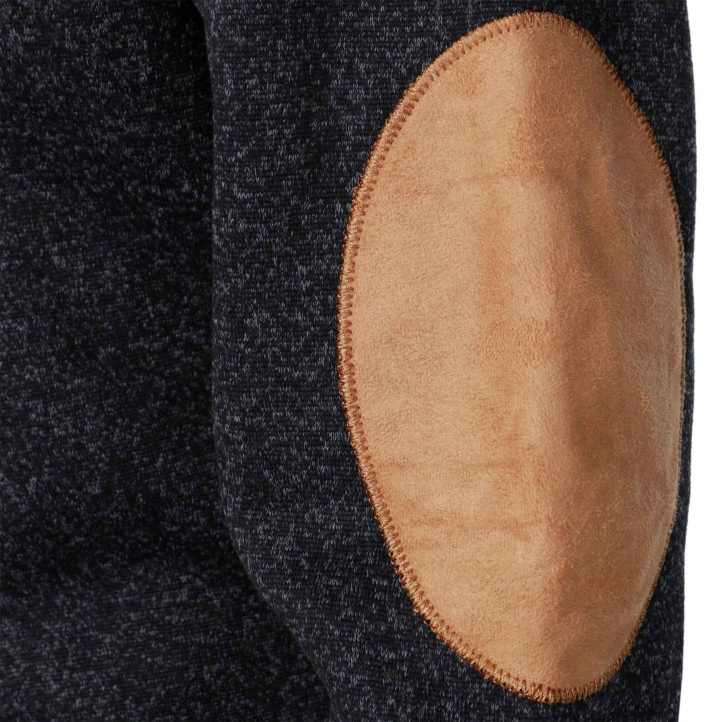 Men's Stand Collar Knit Sweater - Autumn Winter Long Sleeve Casual Knitted Pullover Top