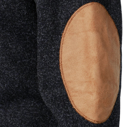 Men's Stand Collar Knit Sweater - Autumn Winter Long Sleeve Casual Knitted Pullover Top