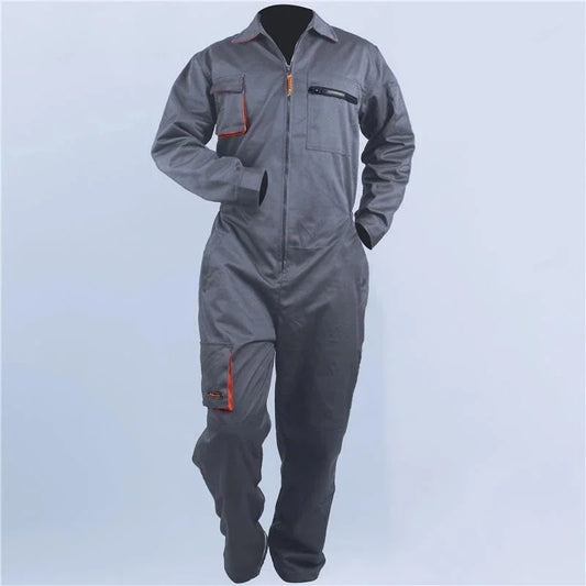 Work Coverall Uniform - Unisex Welding Suit for Mechanics, Car Repair & Workshop Protection