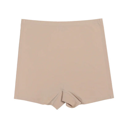 Seamless Ice Silk Biker Shorts - Women’s Stretchy Yoga Leggings Boxer Style Sports Shorts for Everyday Comfort