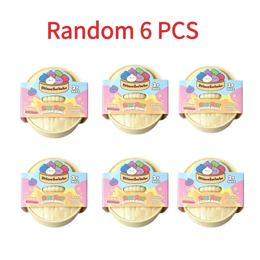 Colorful Dumpling Squishy Toy - Blind Box Stress Relief Fidget Squeeze Toy for Anxiety Relaxation & Happiness