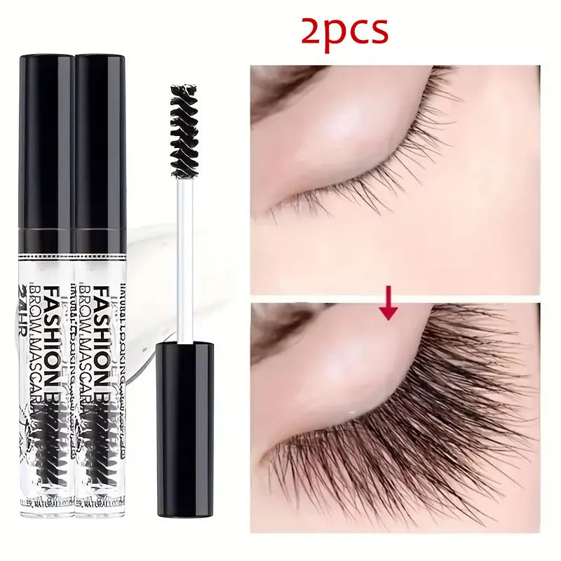 Transparent Eyelash Serum Gel - Waterproof Lash Enhancing & Nourishing Treatment for Fuller-Looking Lashes