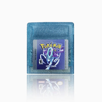 Pokémon GBC 16-Bit Game Cartridges – Red, Blue, Crystal, Gold, Silver, Green & Yellow for Game Boy Color