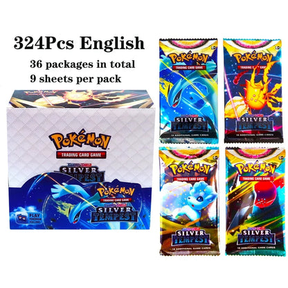 324pcs Pokemon TCG Booster Box - Sword & Shield Fusion Strike Trading Card Packs Display Set with 36 Booster Packs