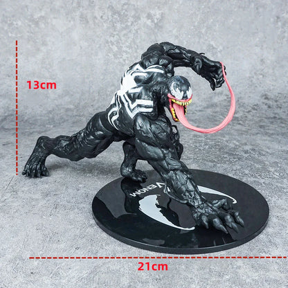 Marvel Avengers Anime Venom's Spider-Man Action Figure - Collectible Model Decoration, Birthday Toys and Christmas Gifts