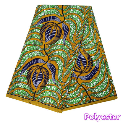 African Ankara Wax Print Fabric by the Yard - High Quality Nigeria Party Dress Sewing Cloth