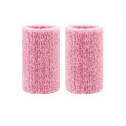 2PCS Sports Wristbands – Tennis & Fitness Sweat Bands for Basketball, Volleyball, Padel with Wrist Guard Cuffs
