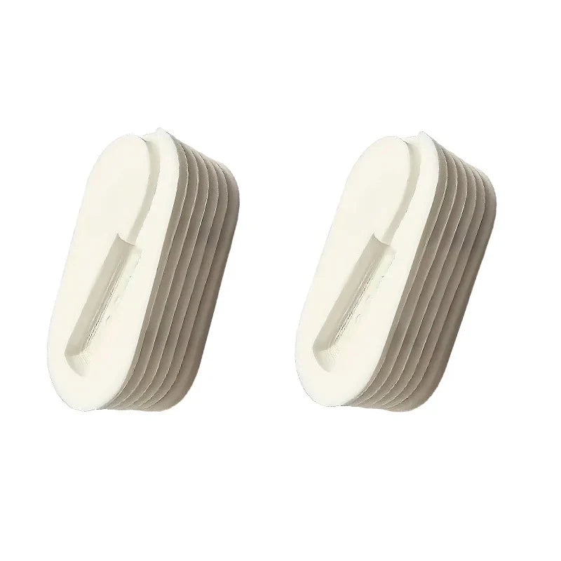 2-Piece Portable Cable Organizer - Anti-Tangle Cord Winders for iPhone, Travel & Desktop Use