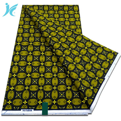 2026 African Real Wax Fabric - 100% Cotton Nigerian Ankara Dutch Batik Sewing Cloth