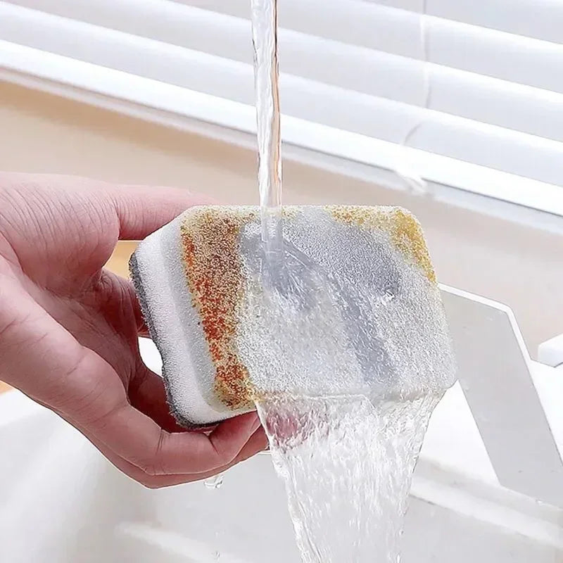 Magic 3-Layer Cleaning Sponges - Reusable Kitchen Scrubbing Pads for Pots, Pans & Dishwashing