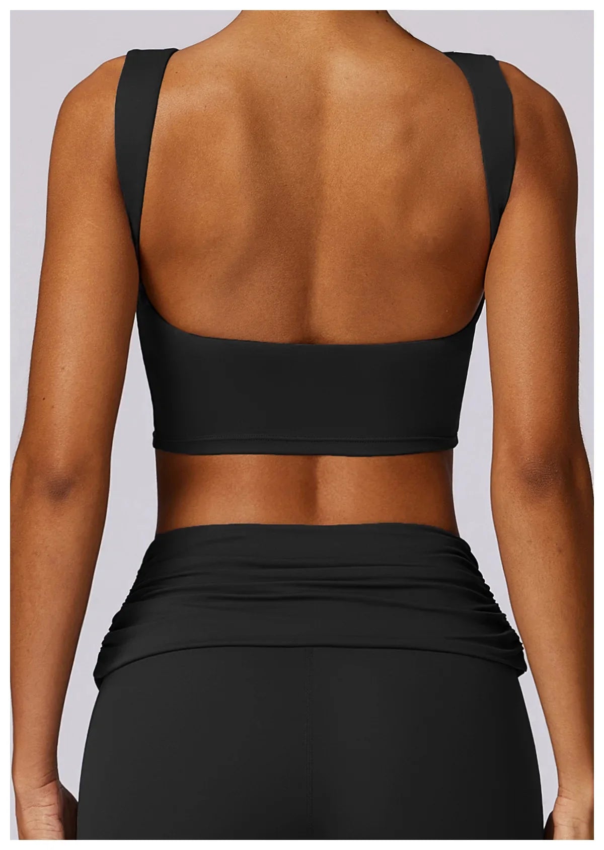 NCLAGEN Women’s High-Support Sports Bra – Breathable Open-Back Yoga & Fitness Tank Top with Removable Pads