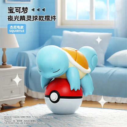 Authentic Pokémon Poké Ball Lying Plush Dolls – Handmade Pikachu & Charmander Figure Model Ornament, Kids Toy & Christmas Gift Collectible