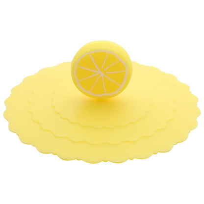 Cartoon 10cm Cute Silicone Cup Cover - Heat-Resistant, Leak-Proof, Dustproof Sealed Lid for Tea Cups