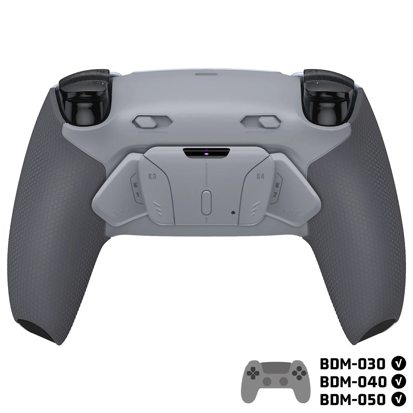 eXtremeRate RISE4 Plus MAX Back Button Kit – Remappable PS5 Controller Accessory with Clicky Trigger Stop & Rubberized Grip